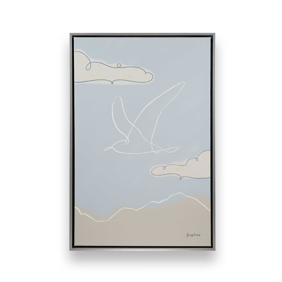 [Color:Polished Chrome], Picture of art in a Polished Chrome frame
