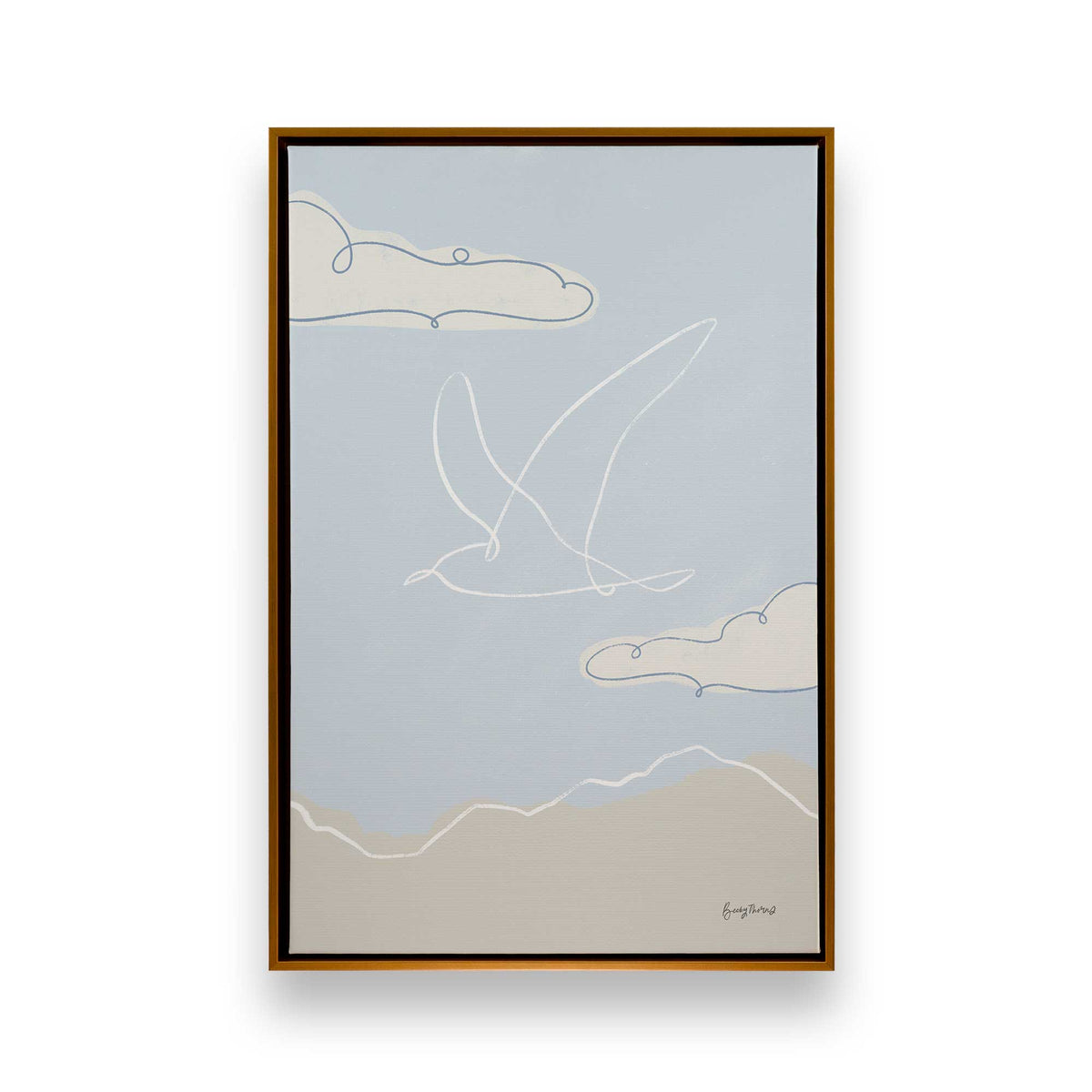 [Color:Polished Gold], Picture of art in a Polished Gold frame
