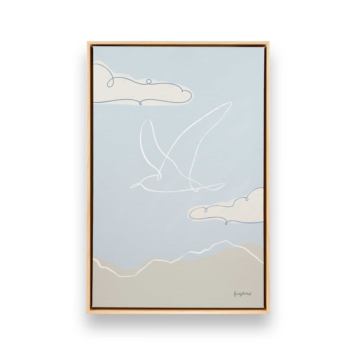 [Color:American Maple], Picture of art in an American Maple frame