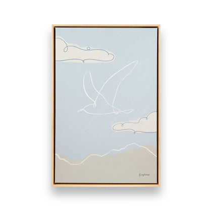 [Color:American Maple], Picture of art in an American Maple frame