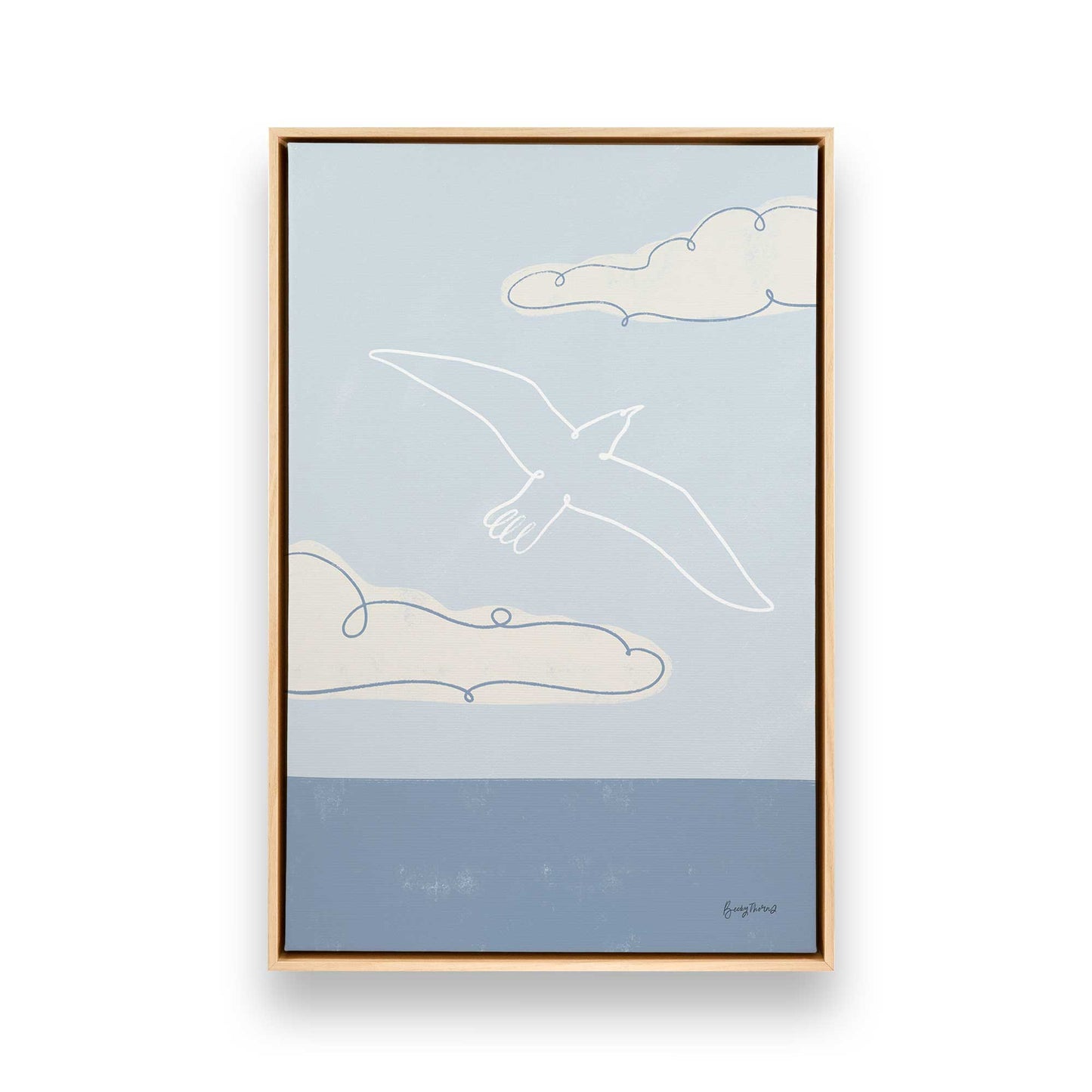 [Color:American Maple], Picture of art in a American Maple frame