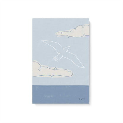 Chill Seagulls Set of 4 Canvas Prints