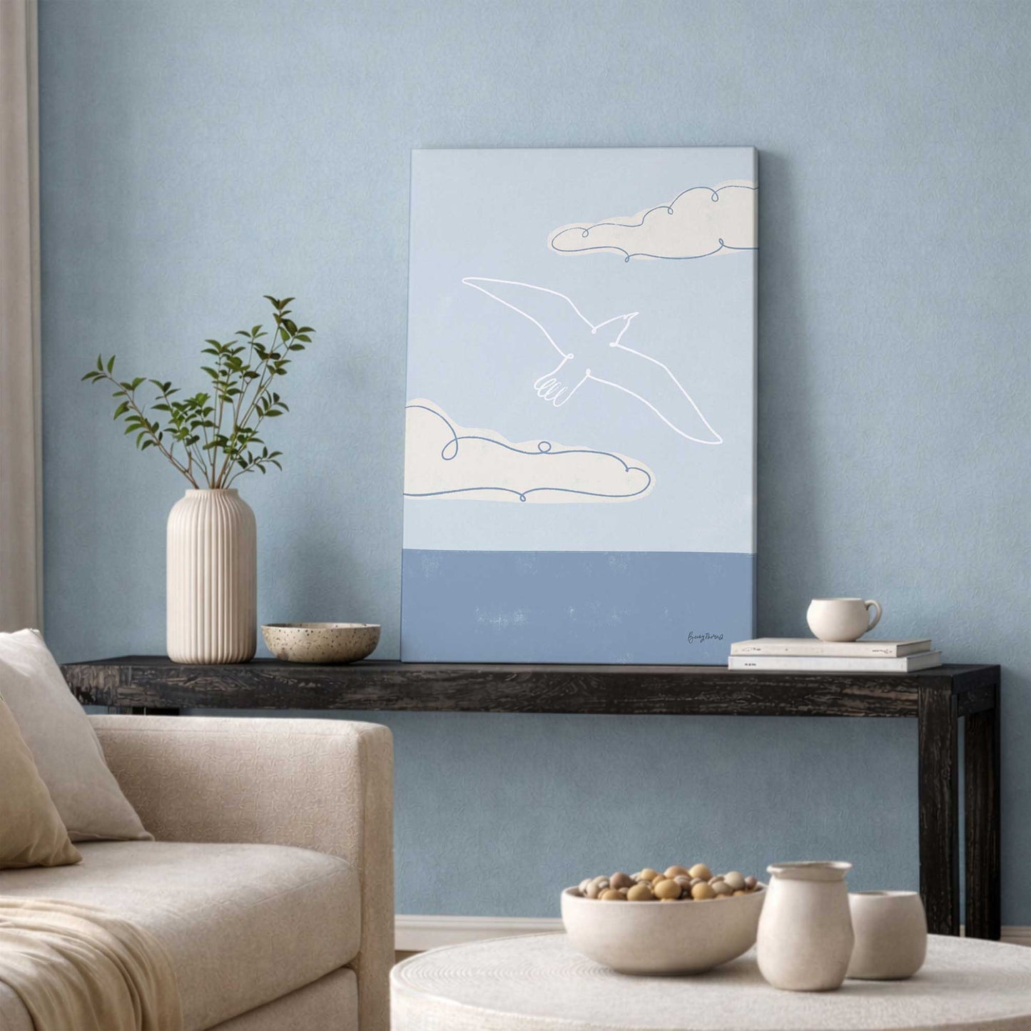 Picture of art in a room