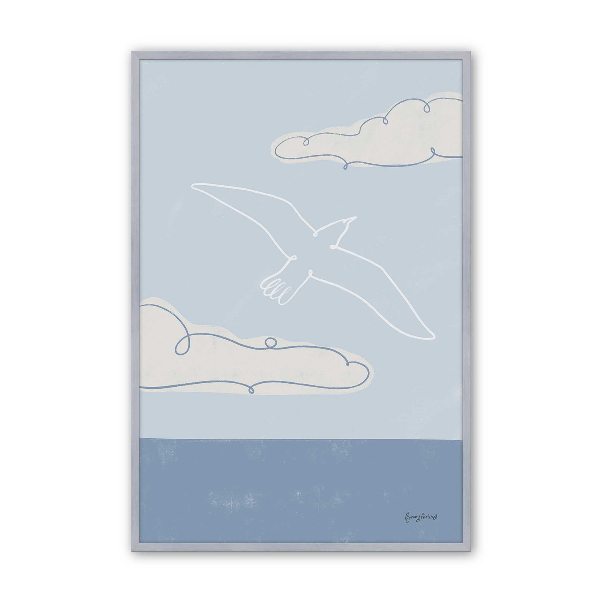 [Color:Polished Chrome], Picture of art in a Polished Chrome frame