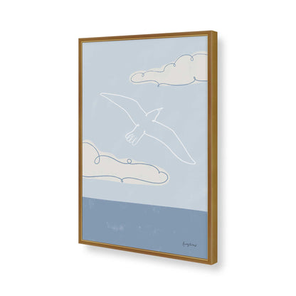 [Color:Polished Gold], Picture of art in a Polished Gold frame of the corner