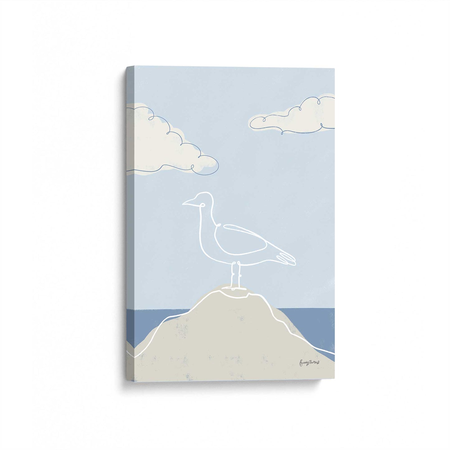 [Color:Stretched Canvas], Picture of art at an angle