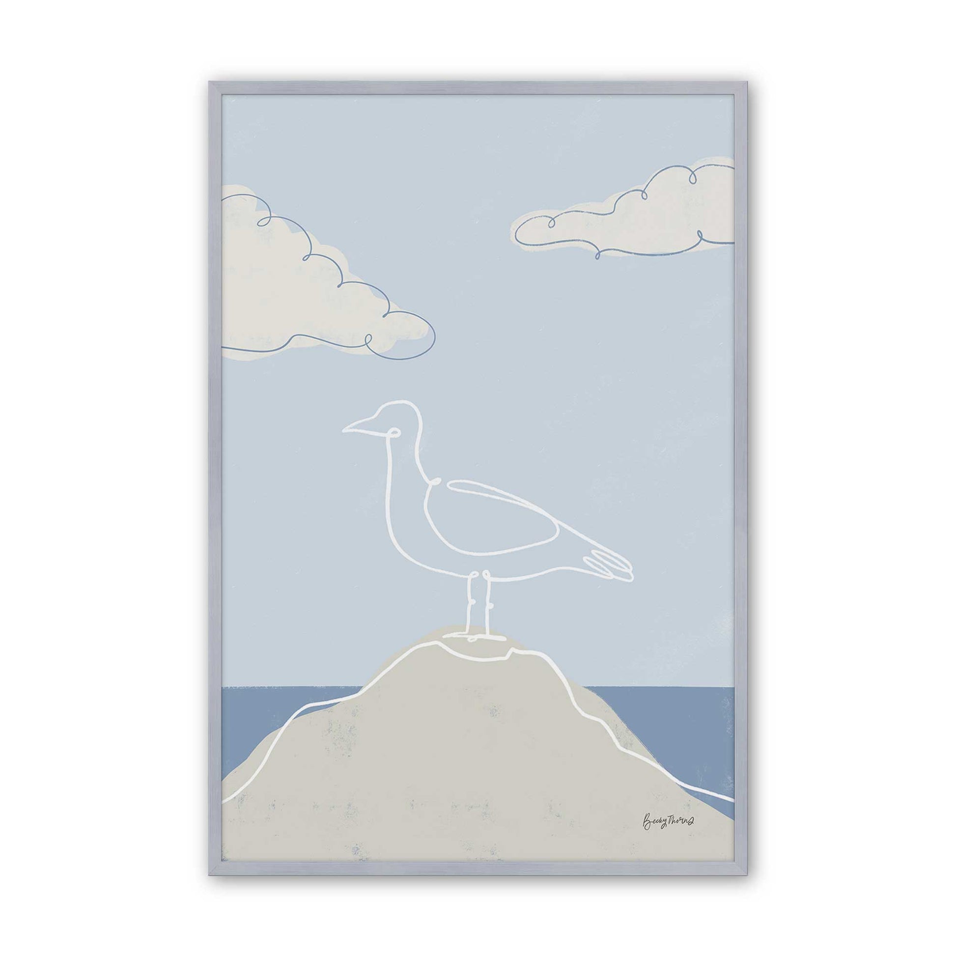 [Color:Polished Chrome], Picture of art in a Polished Chrome frame