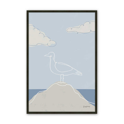 Chill Seagulls Set of 4 Art Prints