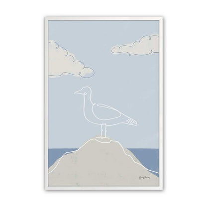 Chill Seagulls Set of 4 Art Prints