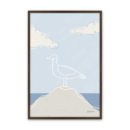 Chill Seagulls Set of 4 Art Prints