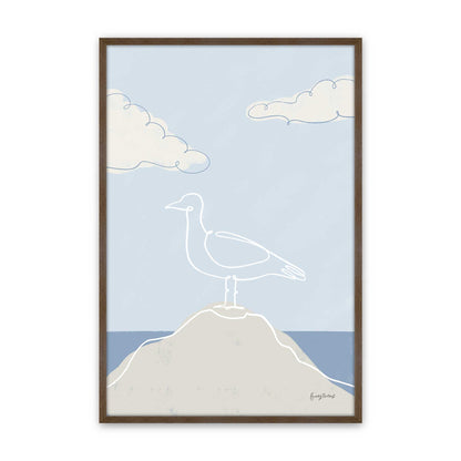 Chill Seagulls Set of 4 Art Prints