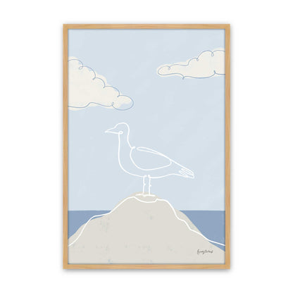 [Color:American Maple], Picture of art in a American Maple frame