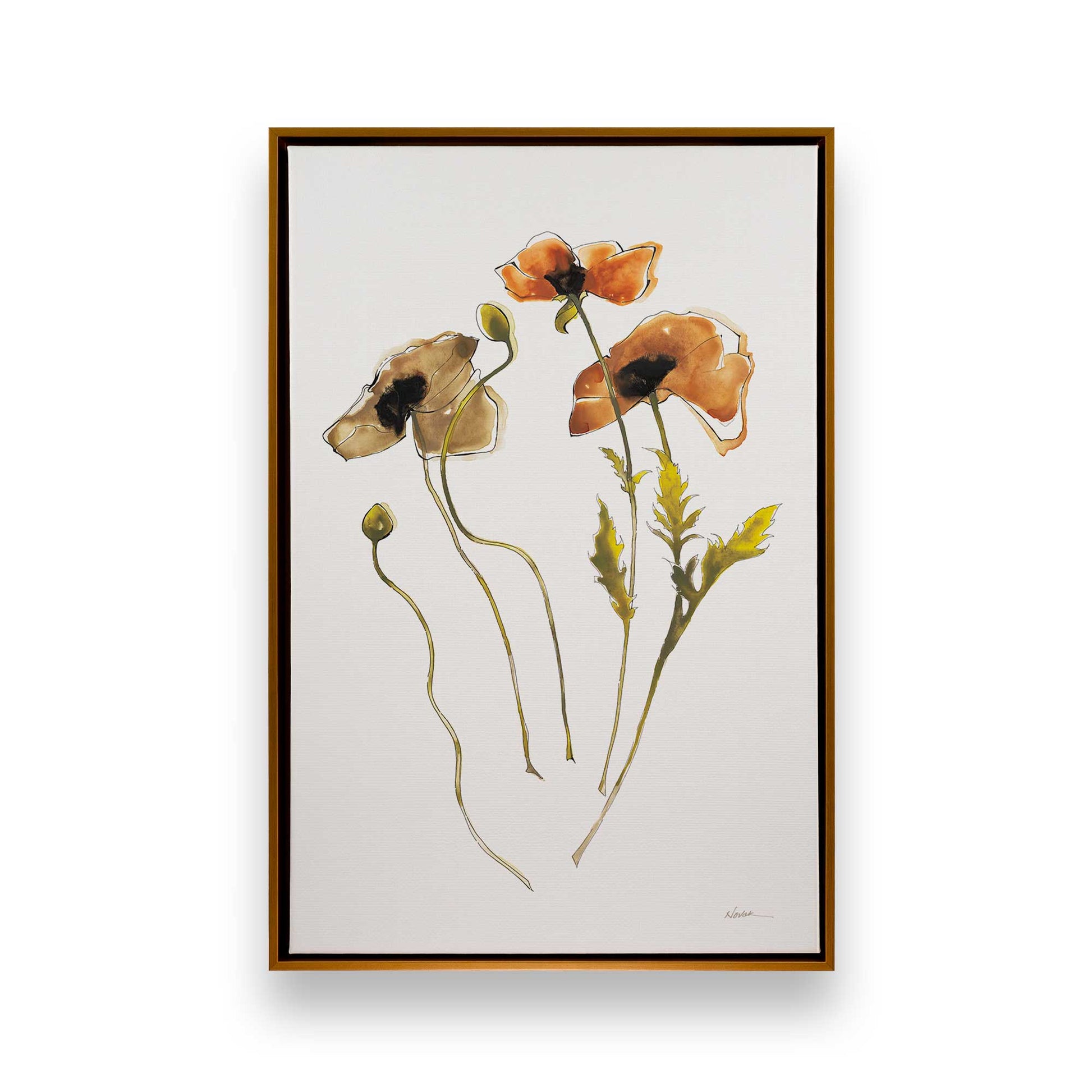[Color:Polished Gold], Picture of art in a Polished Gold frame