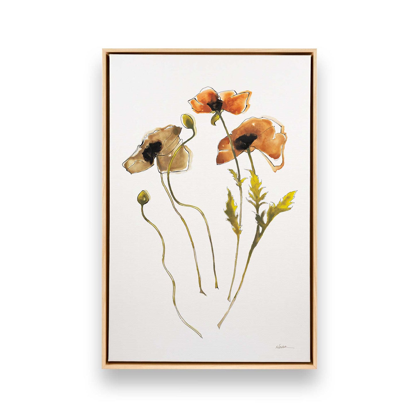 [Color:American Maple], Picture of art in a American Maple frame