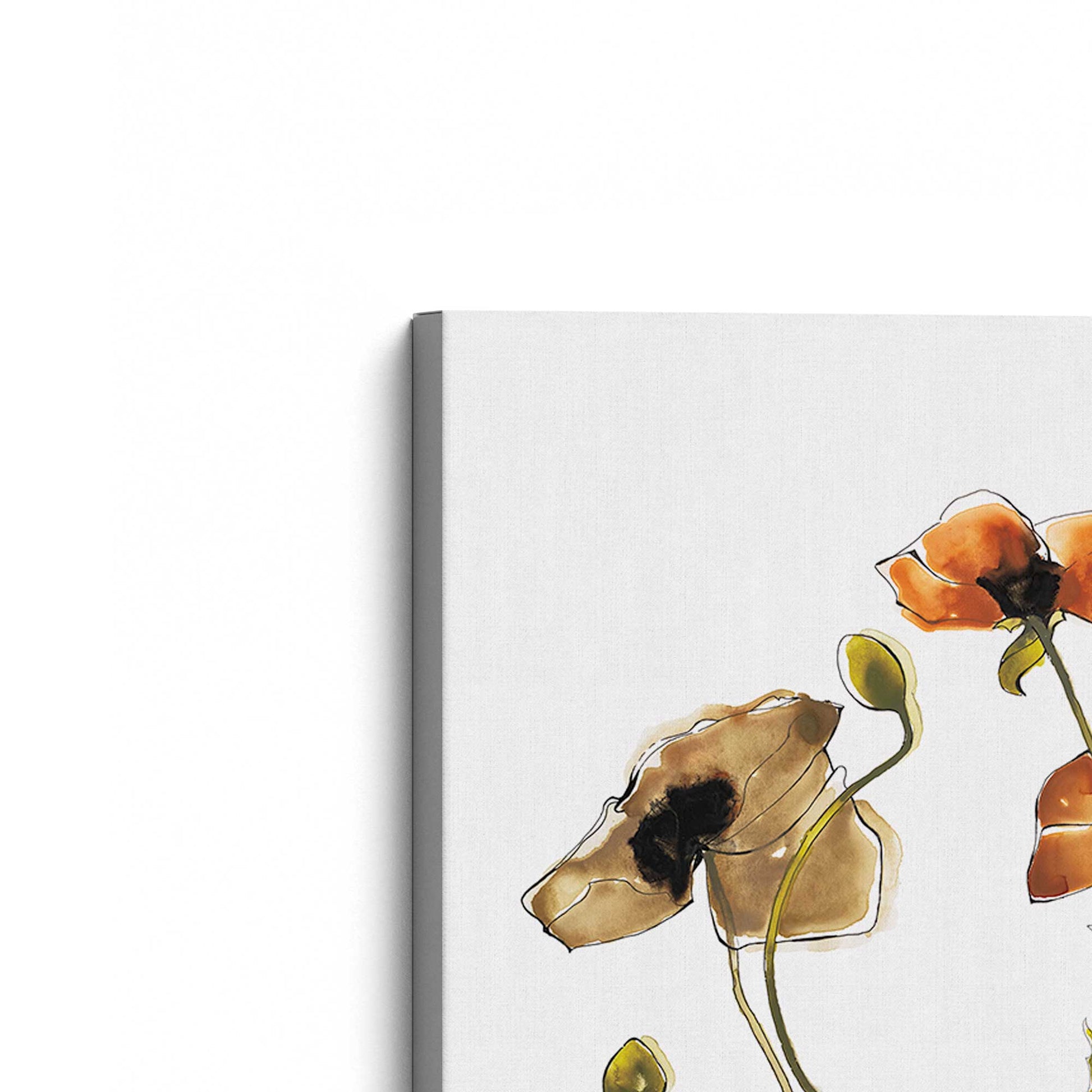 [Color:Stretched Canvas], Picture of the corner of the art