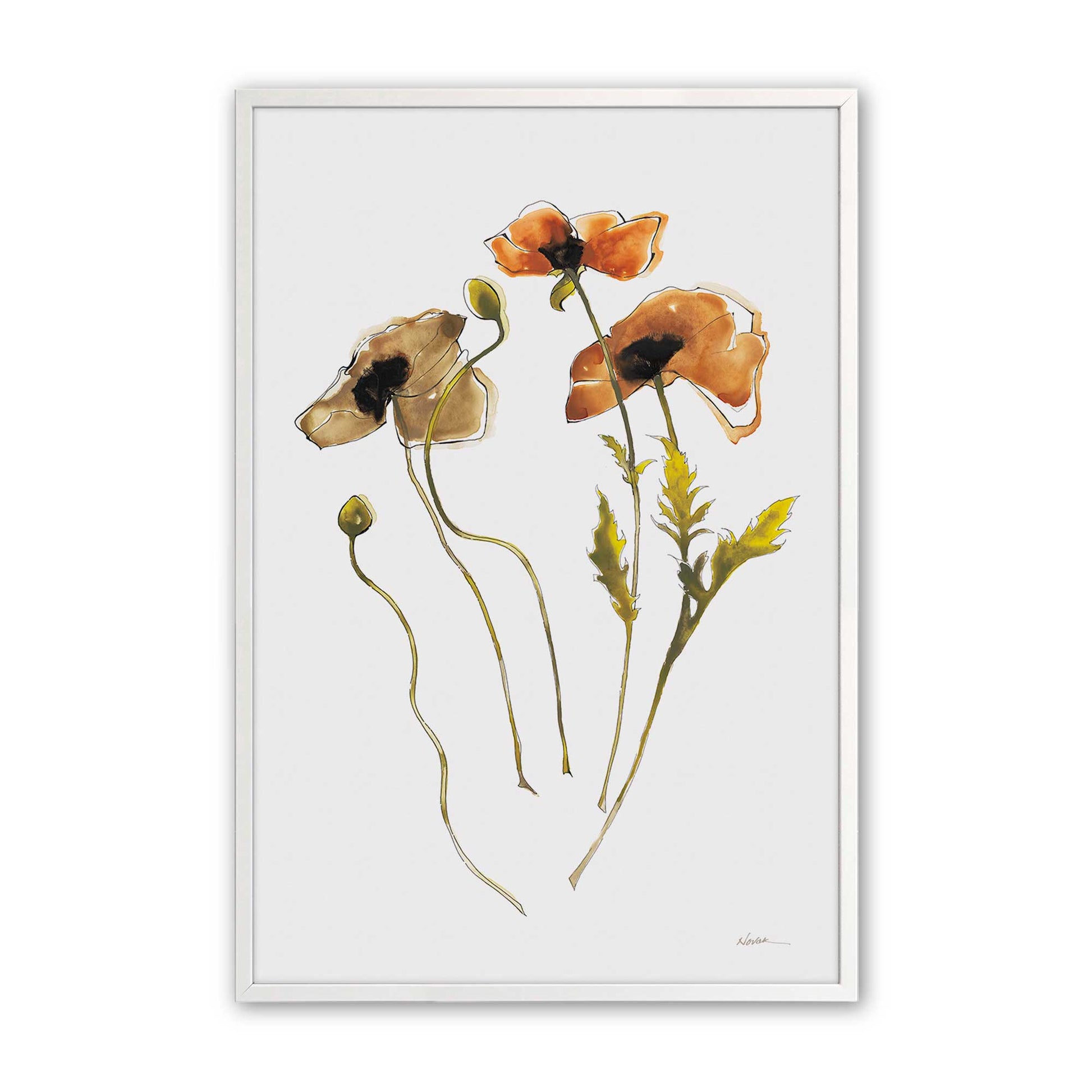 [Color:Opaque White], Picture of art in a Opaque White frame