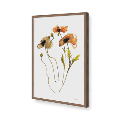 [Color:Walnut], Picture of art in a Walnut frame of the corner