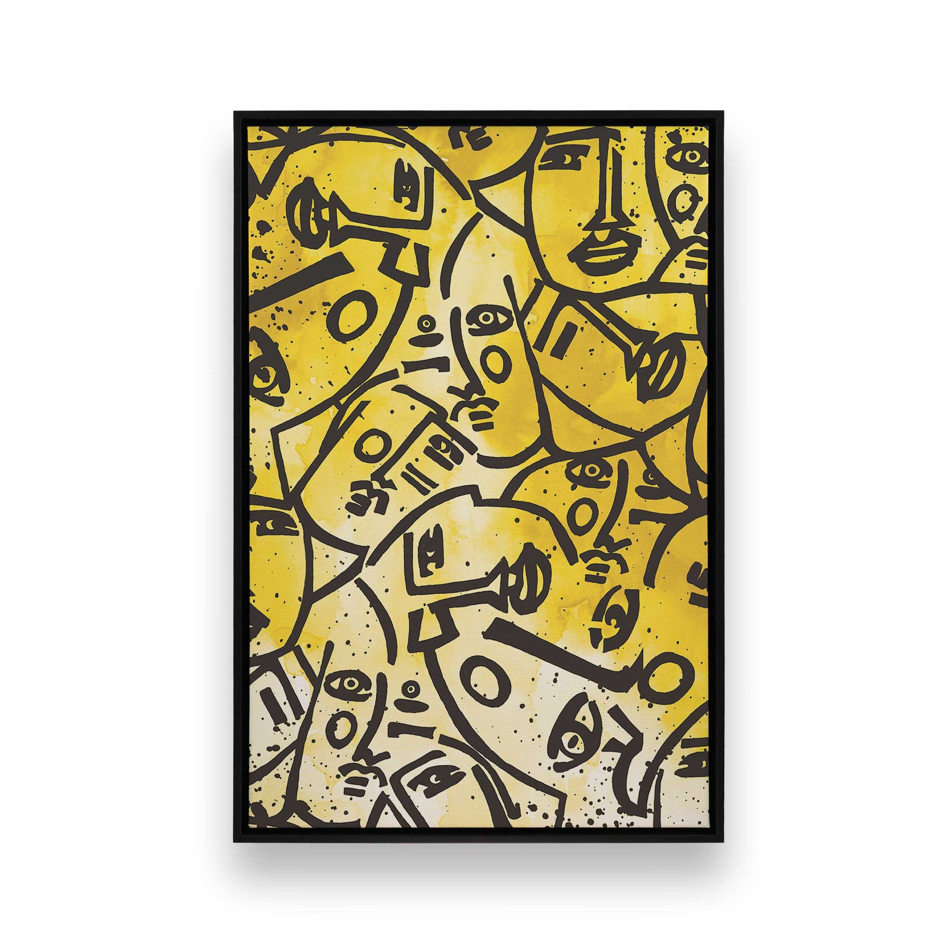 [Color:Satin Black], Picture of art in a Satin Black frame
