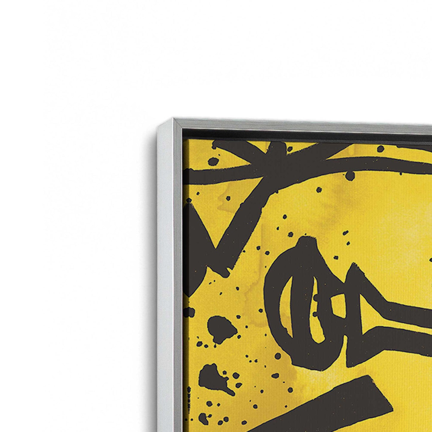 [Color:Polished Chrome], Picture of art in a Polished Chrome frame at an angle