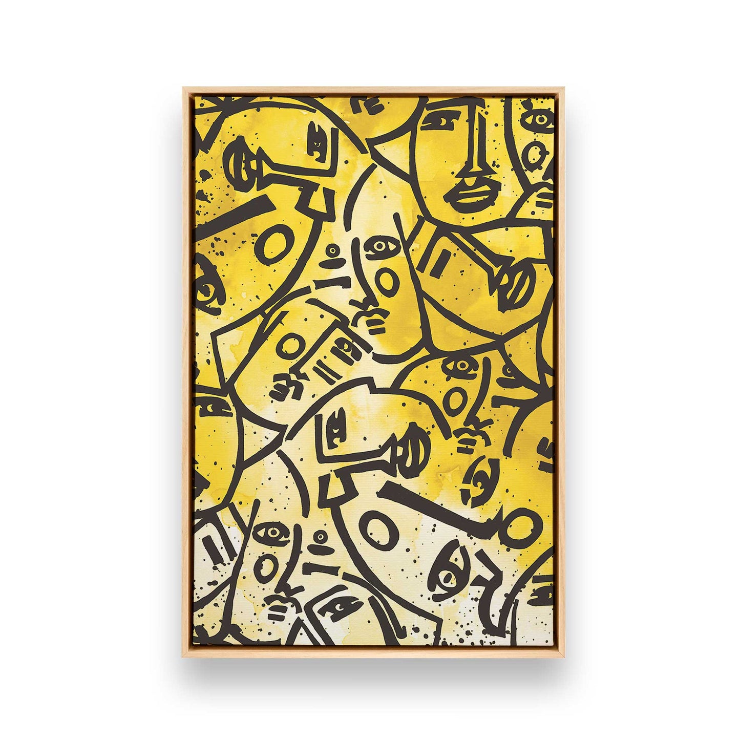 [Color:American Maple], Picture of art in a American Maple frame
