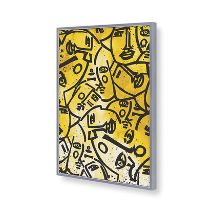 [Color:Polished Chrome], Picture of art in a Polished Chrome frame of the corner
