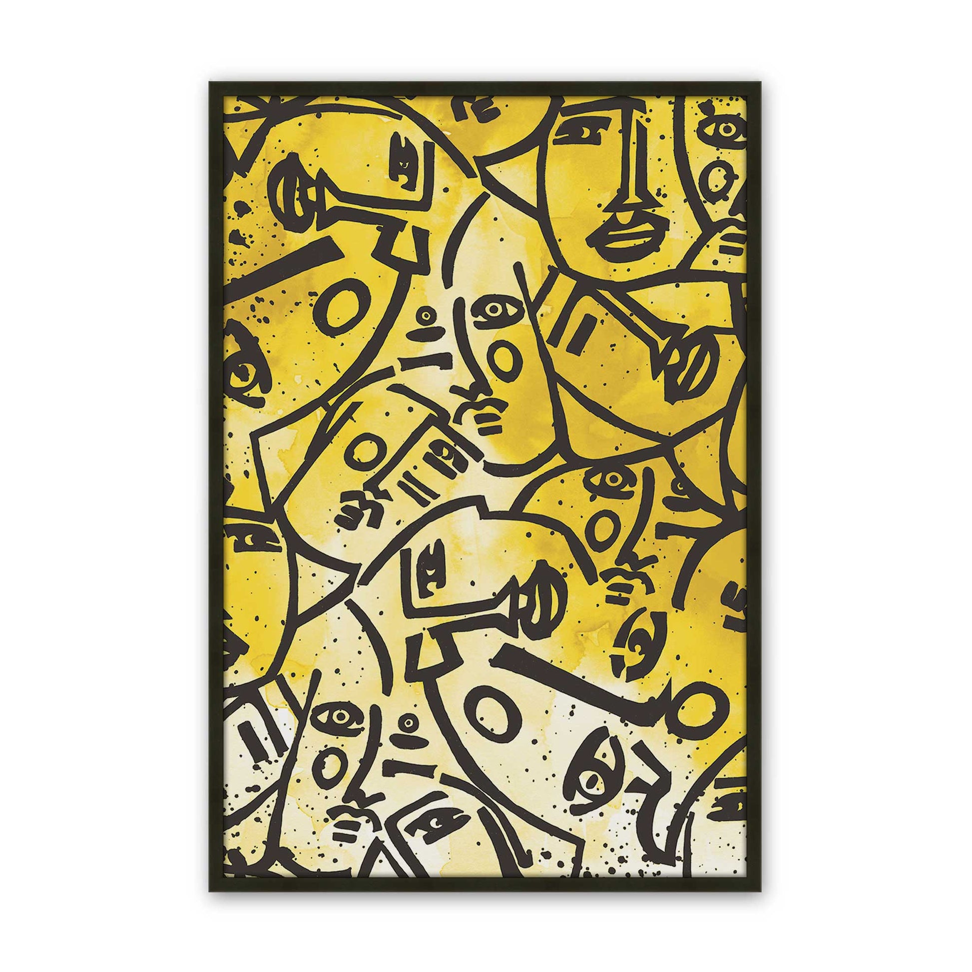 [Color:Satin Black], Picture of art in a Satin Black frame