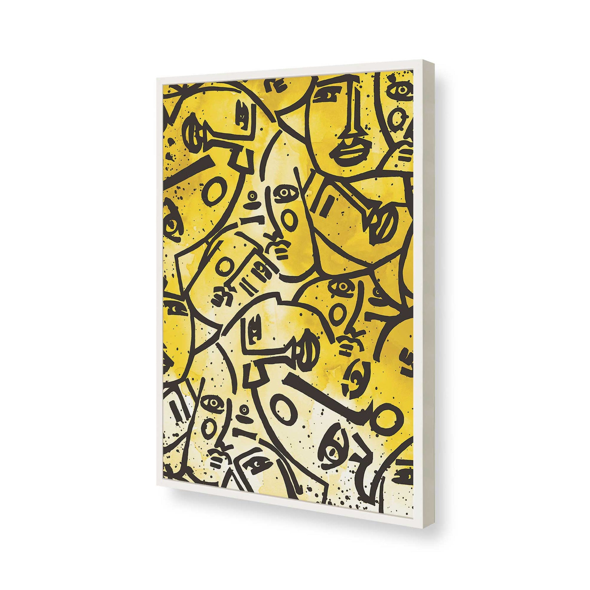[Color:Opaque White], Picture of art in a Opaque White frame of the corner