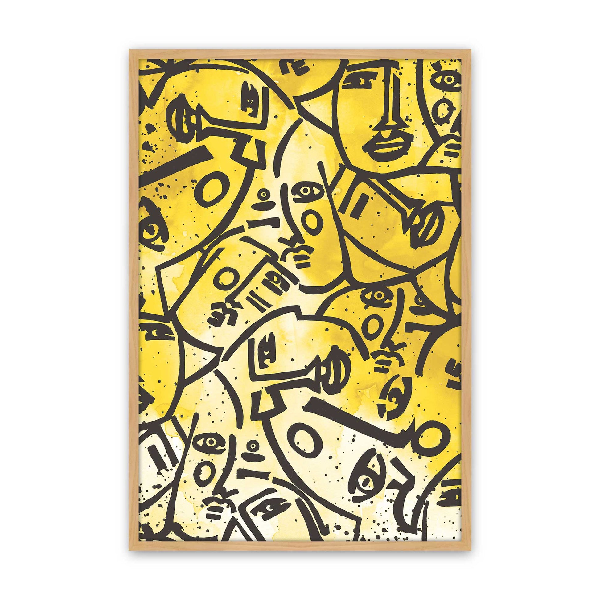 [Color:American Maple], Picture of art in a American Maple frame