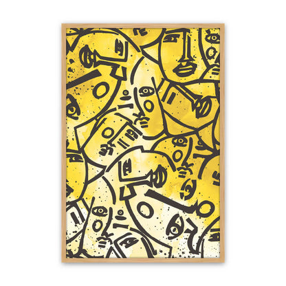[Color:American Maple], Picture of art in a American Maple frame