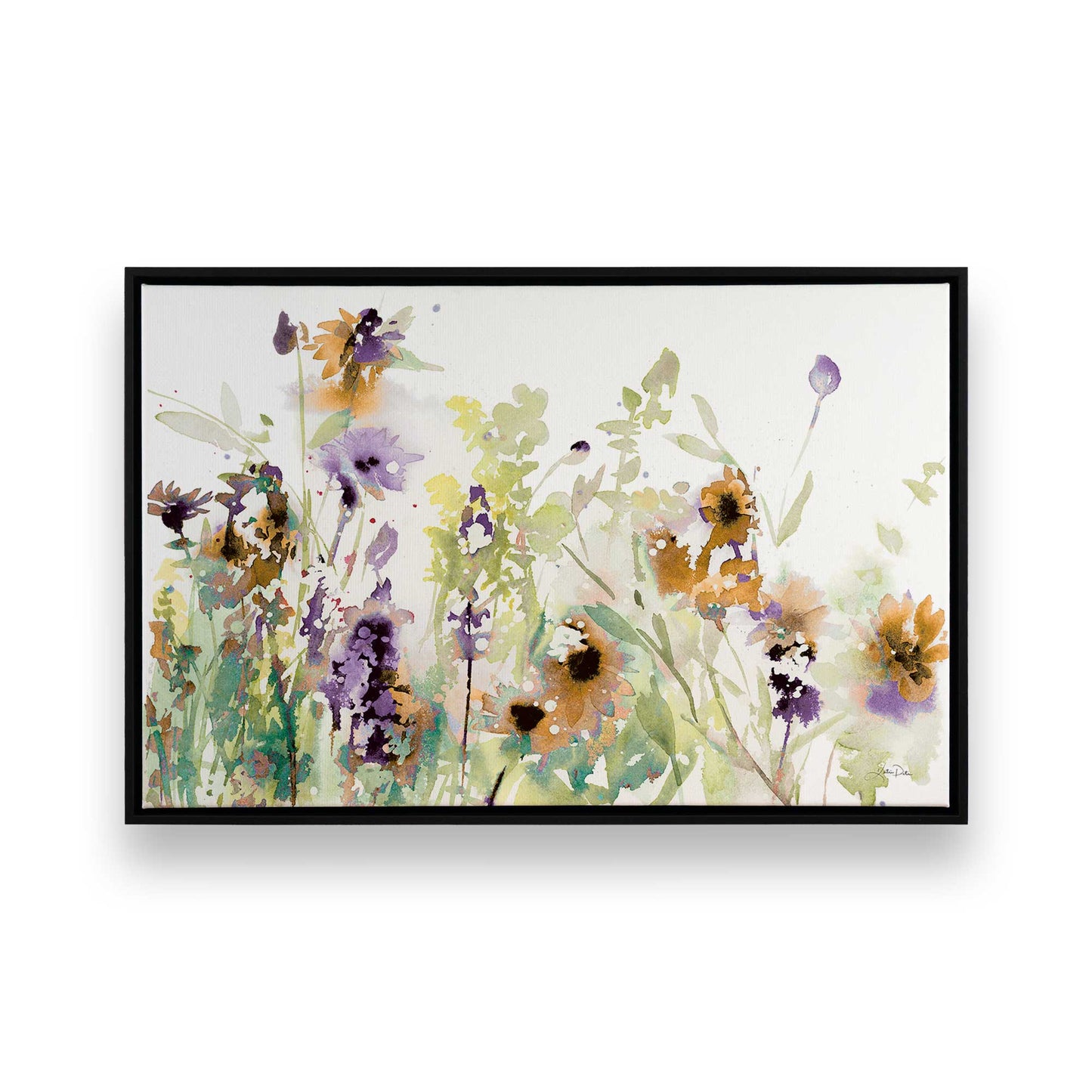 [Color:Satin Black], Picture of art in a Satin Black frame