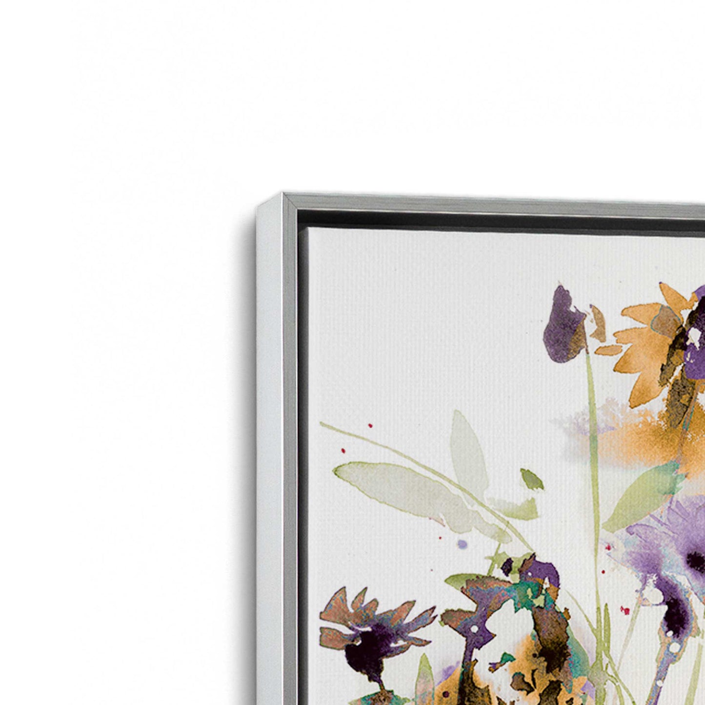 [Color:Polished Chrome], Picture of art in a Polished Chrome frame at an angle
