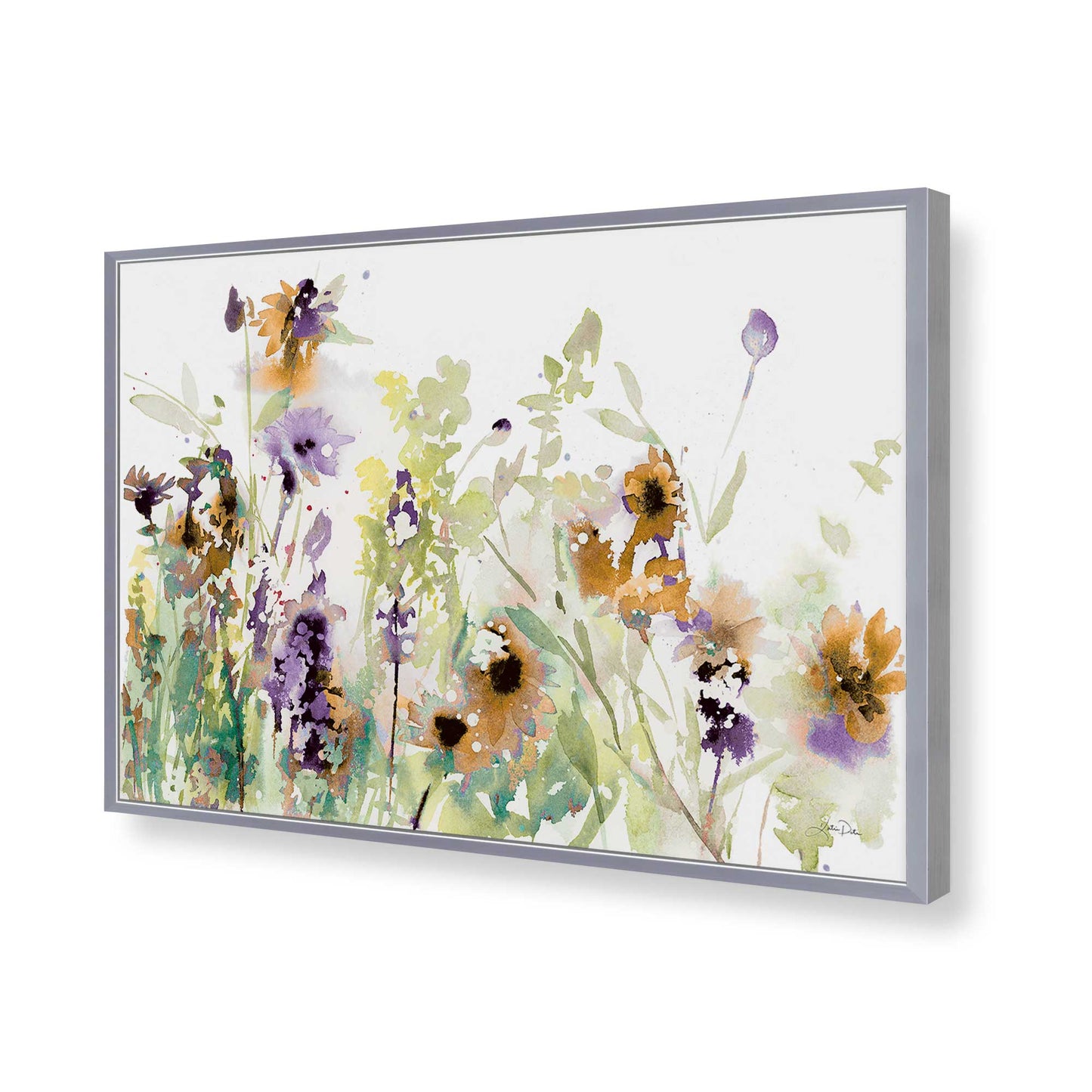 [Color:Polished Chrome], Picture of art in a Polished Chrome frame of the corner