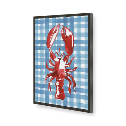 [Color:Satin Black], Picture of art in a Satin Black frame of the corner