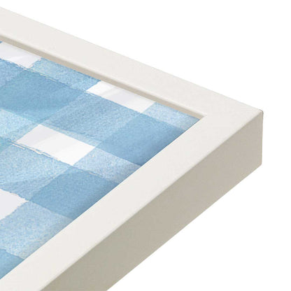 [Color:Opaque White], Picture of art in a Opaque White frame at an angle