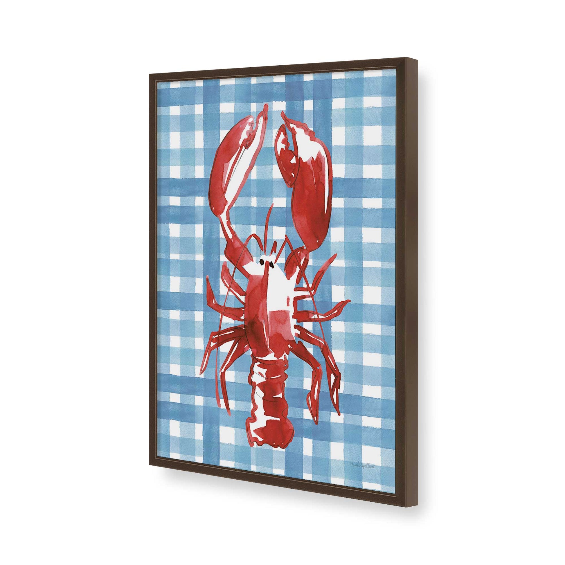 [Color:Belvinder Brown], Picture of art in a Belvinder Brown frame of the corner
