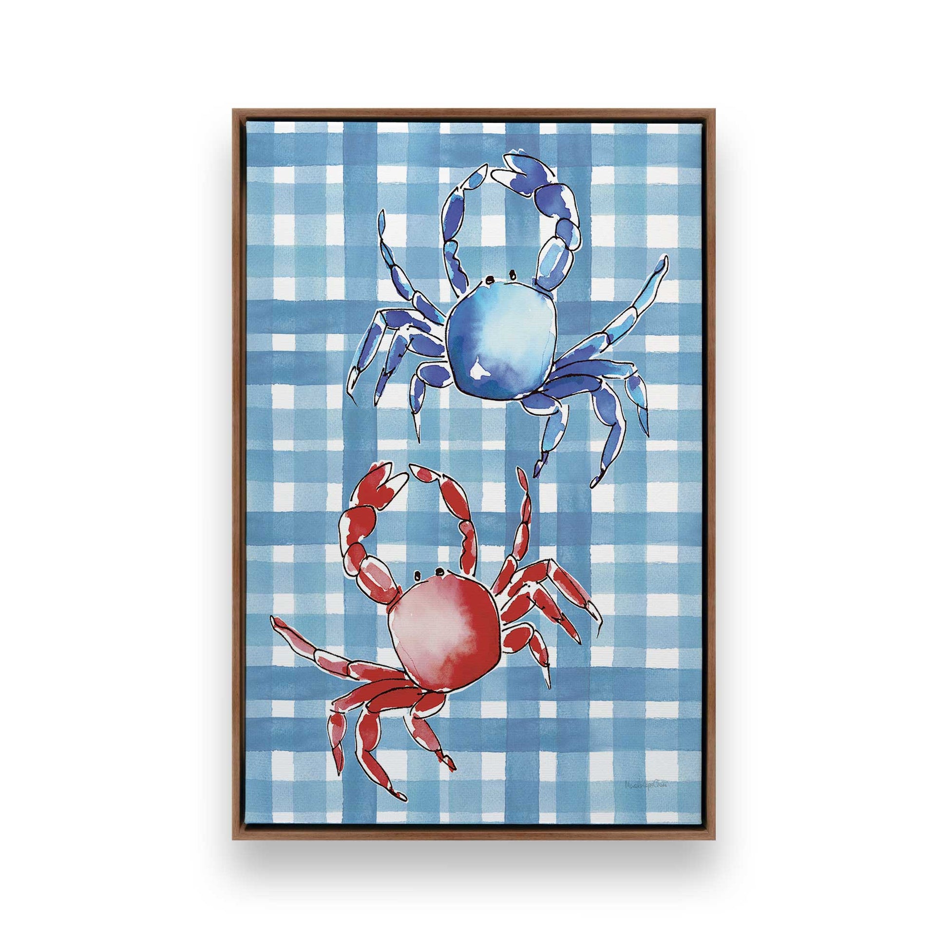 [Color:Walnut], Picture of art in a Walnut frame