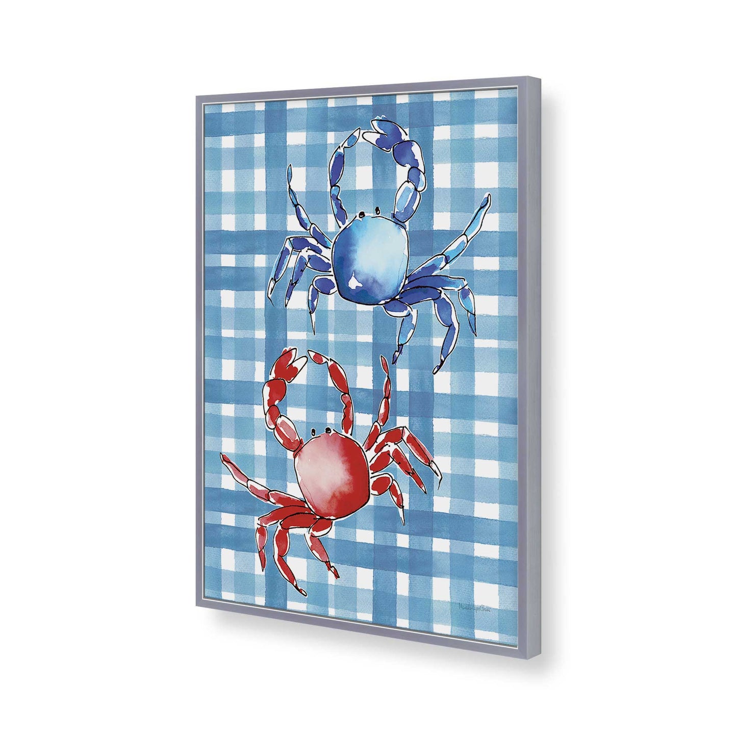 [Color:Polished Chrome], Picture of art in a Polished Chrome frame of the corner