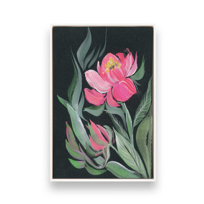 [Color:Opaque White], Picture of art in a White frame