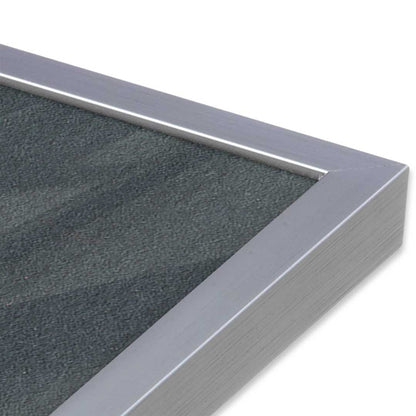 [Color:Polished Chrome], Picture of art in a Polished Chrome frame at an angle