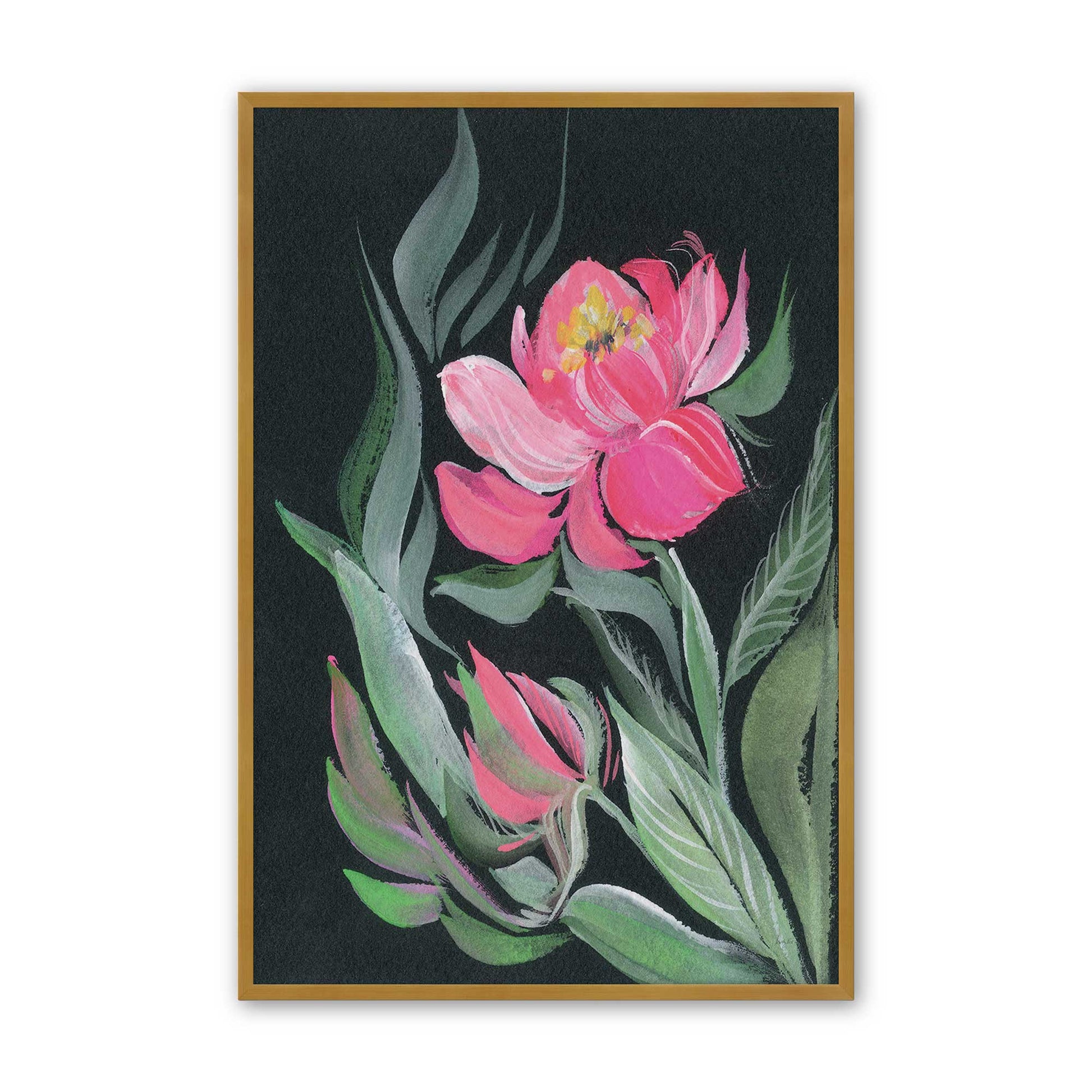 [Color:Polished Gold], Picture of art in a Polished Gold frame