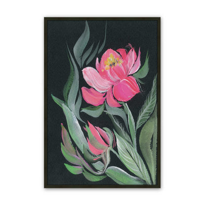 [Color:Satin Black], Picture of art in a Satin Black frame