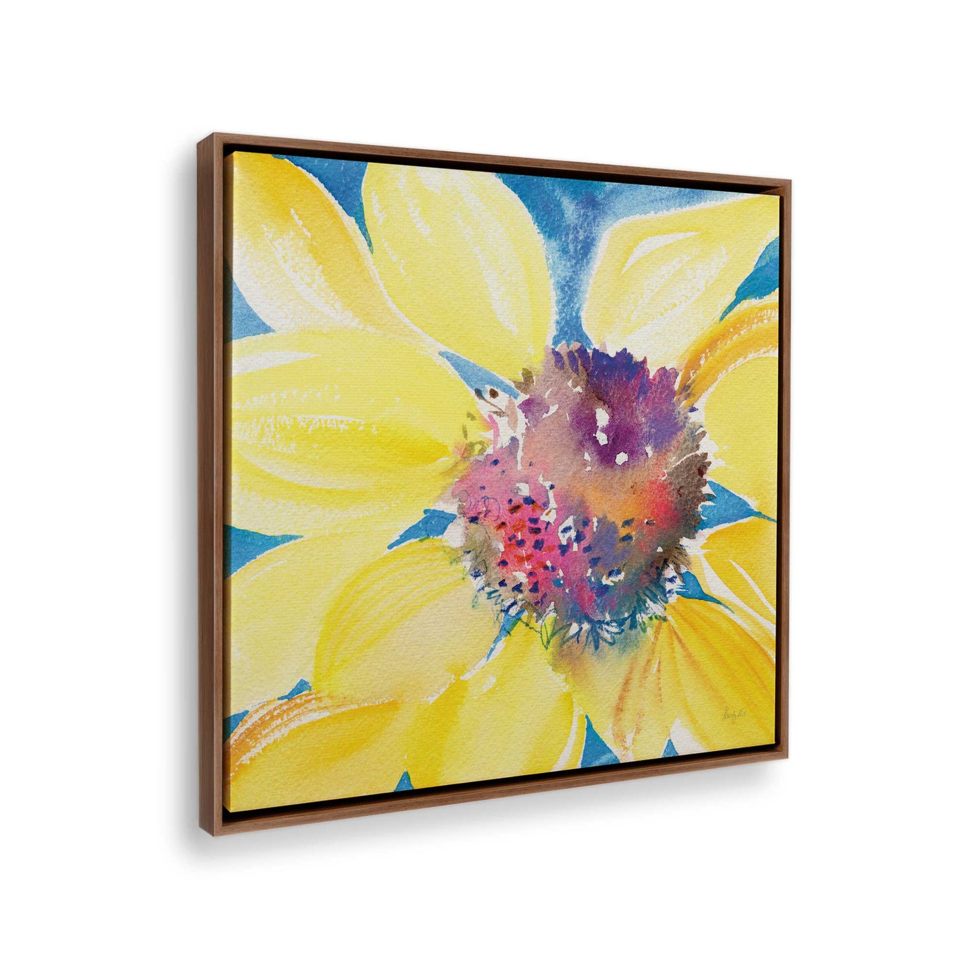 [Color:Walnut], Picture of the corner of the art