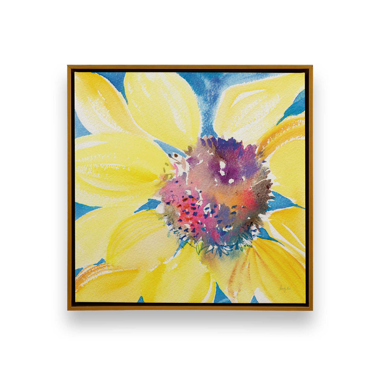 [Color:Polished Gold], Picture of art in a Polished Gold frame
