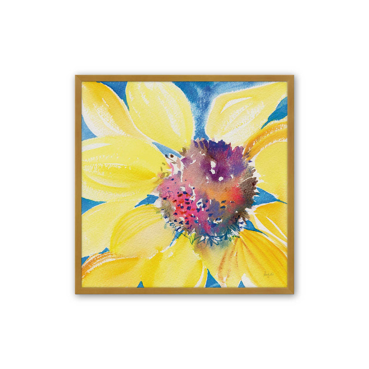 [Color:Polished Gold], Picture of art in a Polished Gold frame
