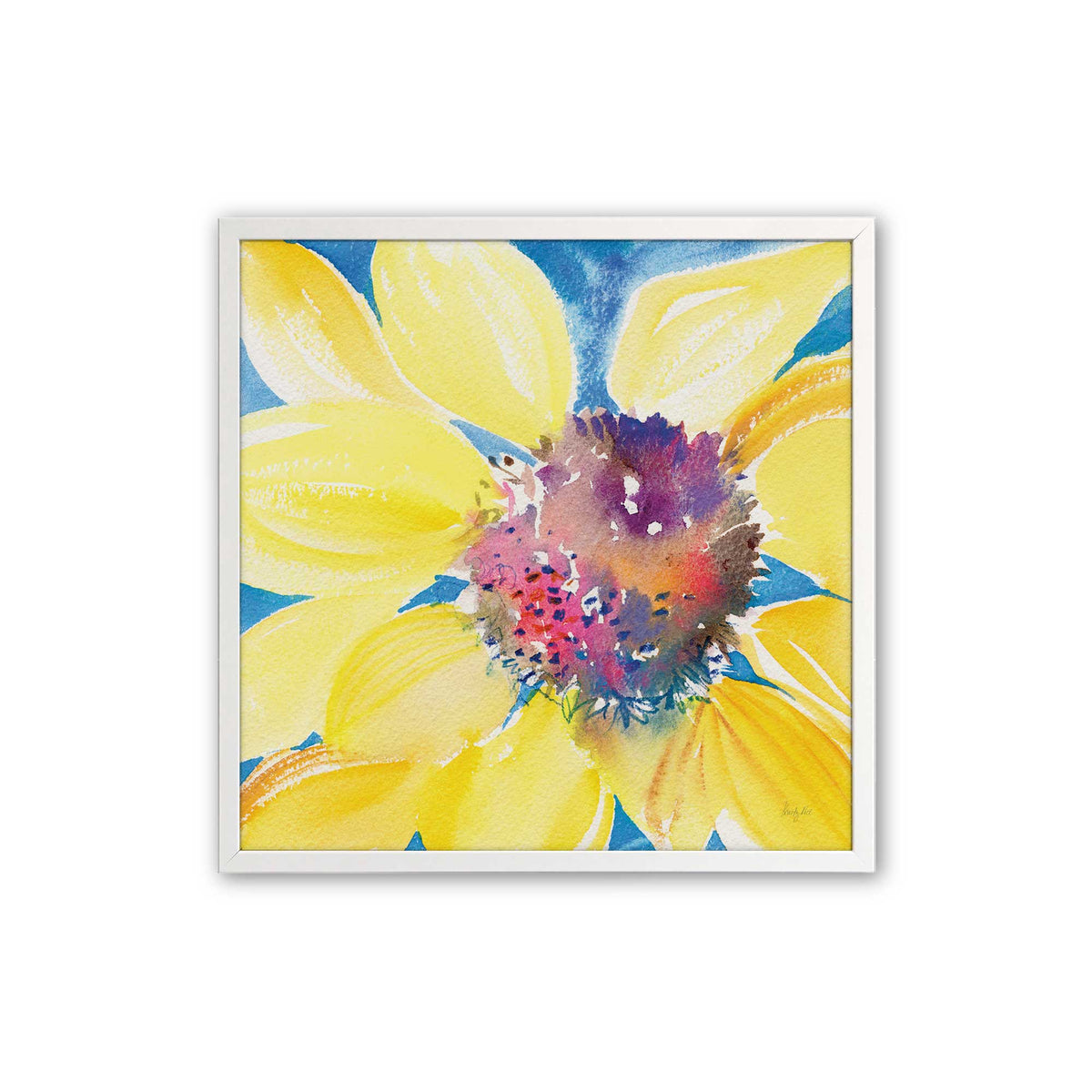 [Color:Opaque White], Picture of art in an Opaque White frame