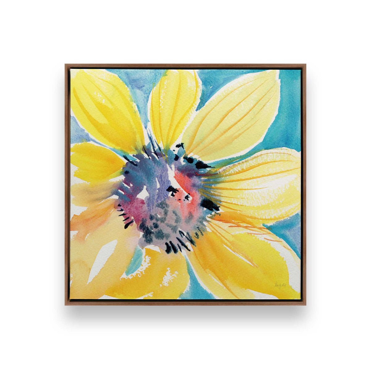 [Color:Walnut], Picture of art in a Walnut frame