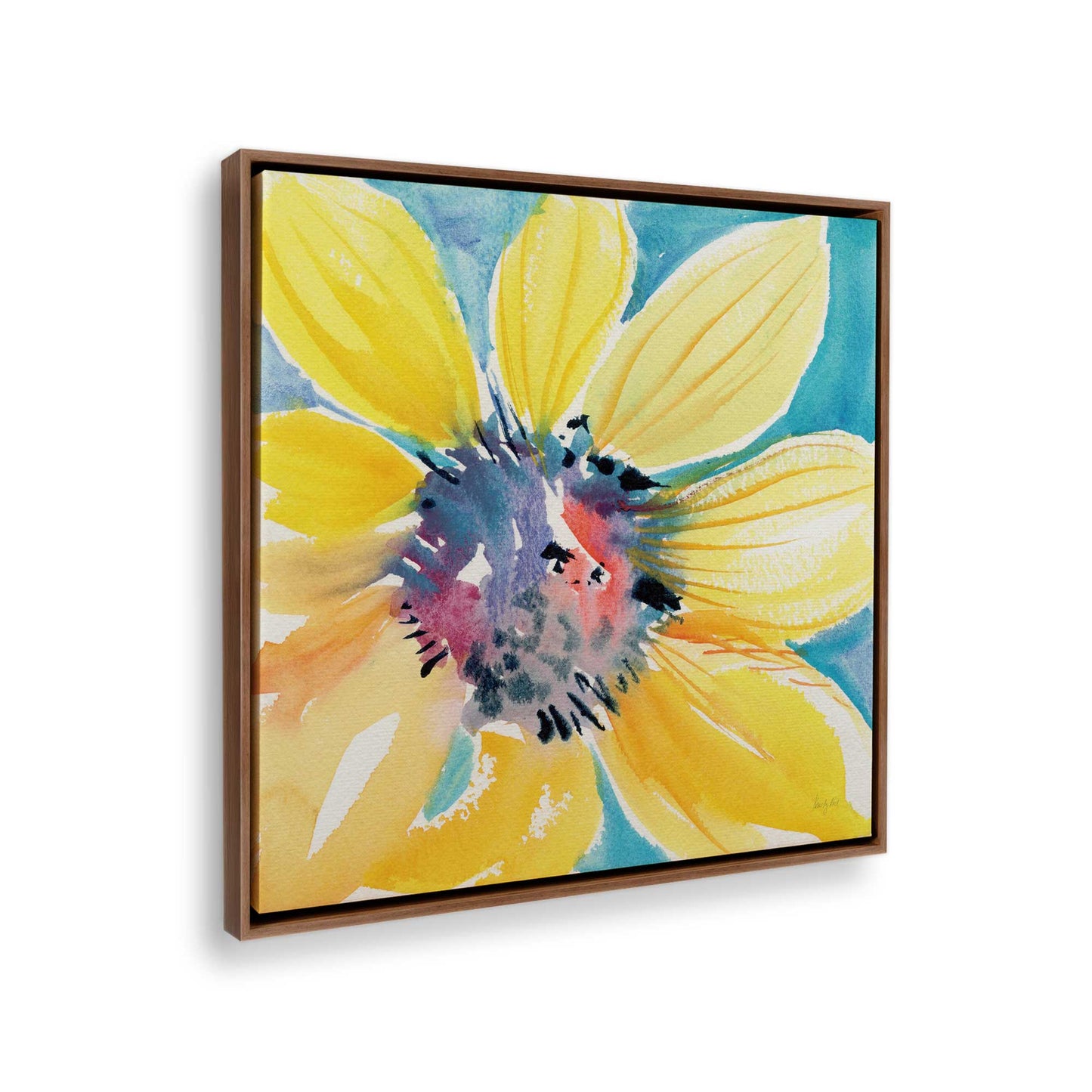 [Color:Walnut], Picture of the corner of the art
