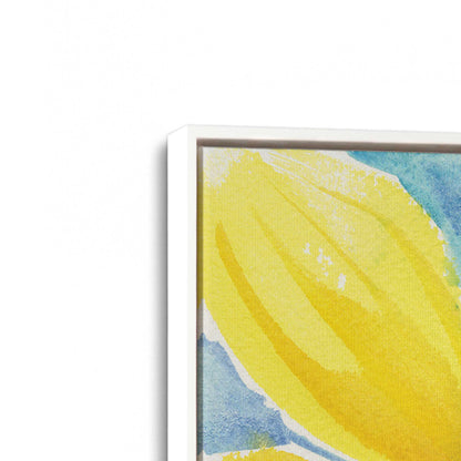 [Color:Opaque White], Picture of art in a White frame at an angle