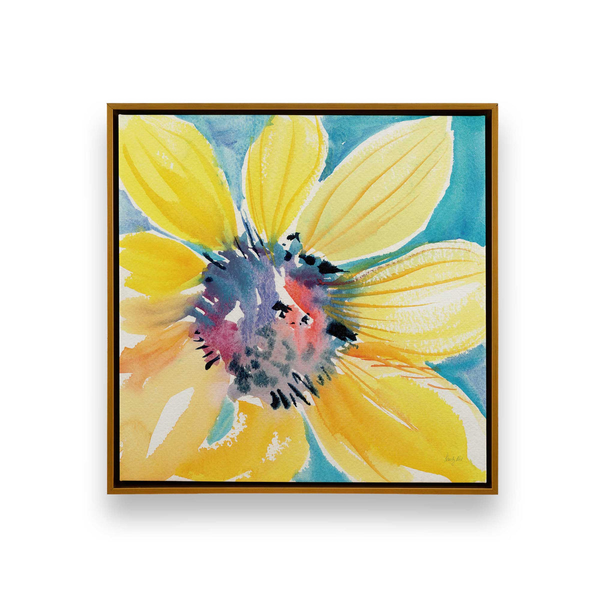 [Color:Polished Gold], Picture of art in a Polished Gold frame