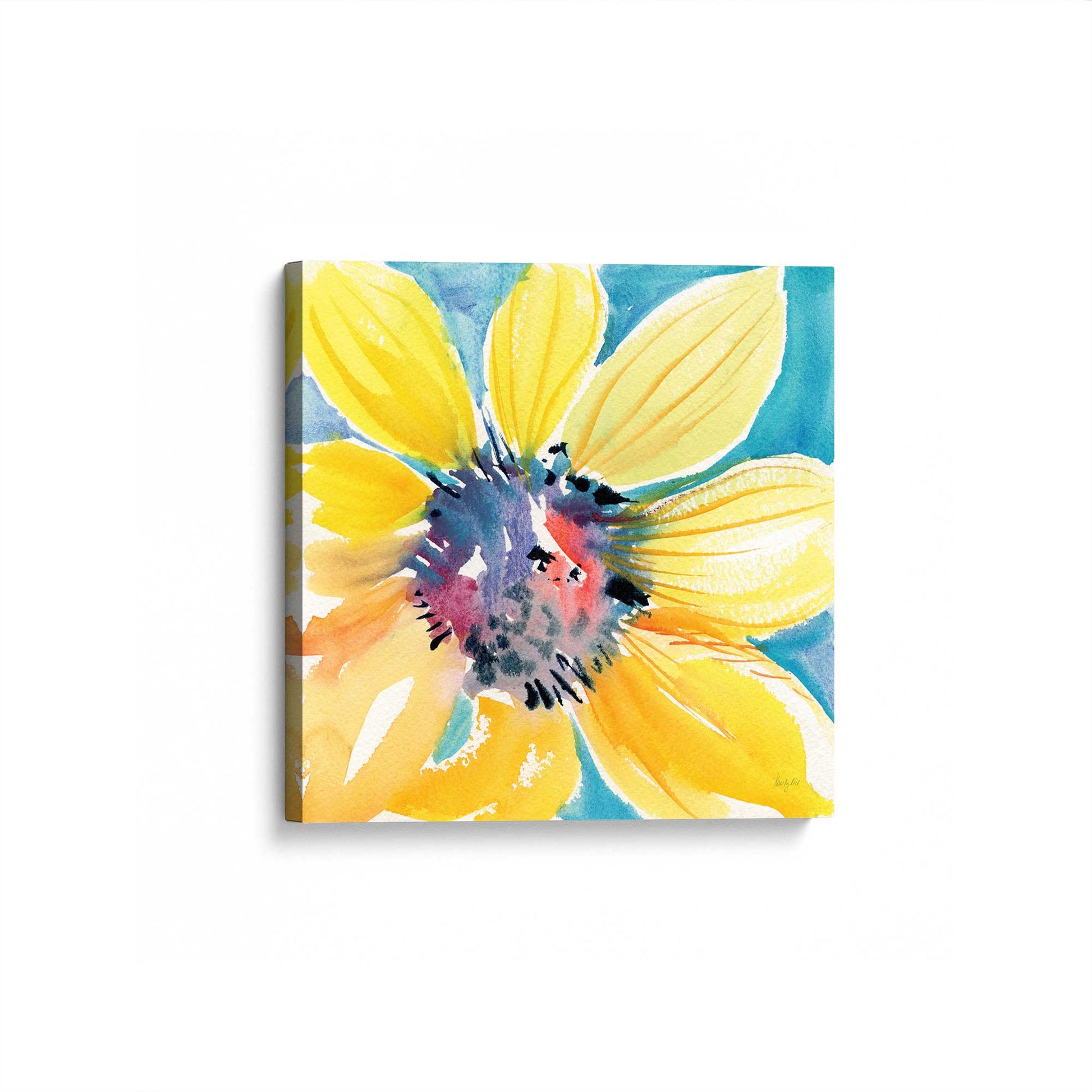 [Color:Stretched Canvas], Picture of art at an angle